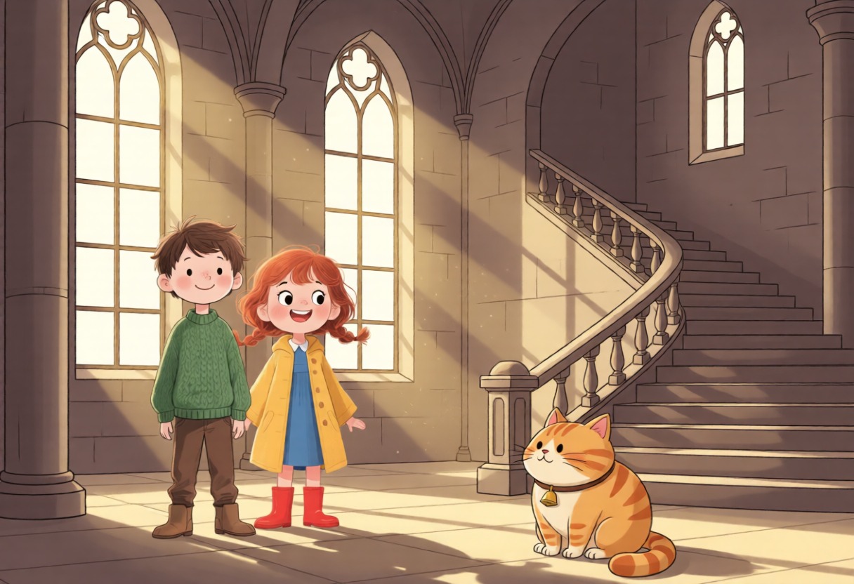 The Cat on the Stairs